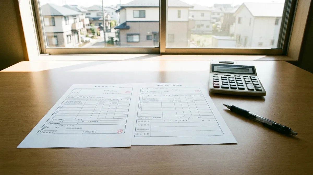 外構費用を住宅ローンに組み込めるか確認する書類のイメージ